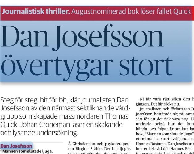 Utklipp recension DN